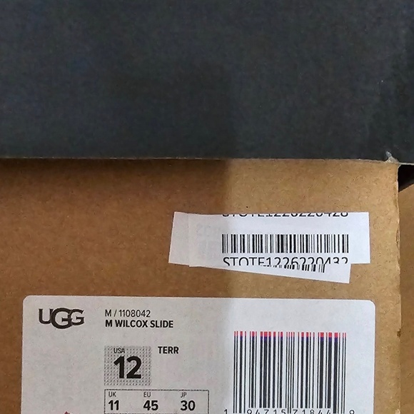 UGG Shoes Men\'s Wilcox Sandal Slides Terracotta Size 12- NEW main image 7